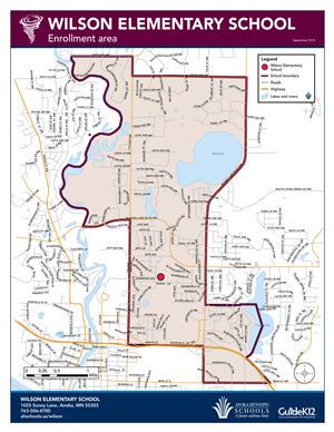 Wilson enrollment area map 